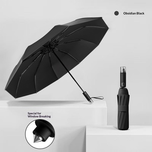 Parapluies en gros, créatifs et sûrs, avec brise-vitre intégré, pliables en trois sections, automatiques, sans commande, sans matériau, pour hommes, pour voiture, origine [indiquer l'origine si connue] - Product Image 6