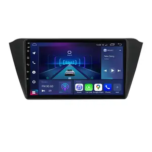 Pemutar multimedia monitor mobil 4G DSP 10 inci android autoradio untuk Skoda Fabia 2015-2019 dengan carplay