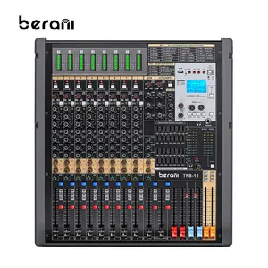 Berani TFB-12高稳定性专业8 Canales迷你Usb混音器数字音频