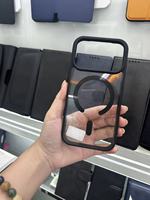 Étui de téléphone magnétique antichoc avec dos transparent et grande ouverture pour l'appareil photo, coque de protection pour iPhone 18 Pro et iPhone 18 Pro Max