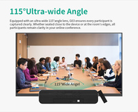 Hepsi bir arada 4K Ultra HD kamera desteği çevrimiçi toplantı veya canlı akış için çok yönlü ses alma ile 3x optik Zoom