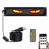 Matrice Flexible Clignotant Clignotant Écran Modifié Dynamique Led Car Devil Eye Light