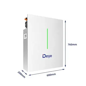 Deye High Cycles RW-F10.2 51.2V 200Ah Batteries 10,24kWh Batteries au lithium pour stockage d'énergie basse tension IP65 étanche - Product Image 2