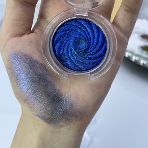 MLM Private Label Chameleon <b>Eyeshadow</b> High <b>Pigment</b> Multichrome Duochrome Glitter Metallic Custom Chameleon <b>Eyeshadow</b> Palette - Product Image 2