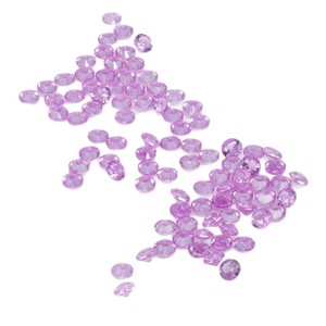 Light Rose Color Oval Zircon Loose Gemstones For Jewelry Making 0.8-3mm Synthetic Lab Created - Product Image 5