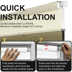 Hiện đại <span class=keywords><strong>Pop</strong></span> phong cách ngày đêm di động rèm không có công cụ Top dưới tổ ong Shades UV bảo vệ được xây dựng trong cài đặt cho văn phòng - Product Image 4