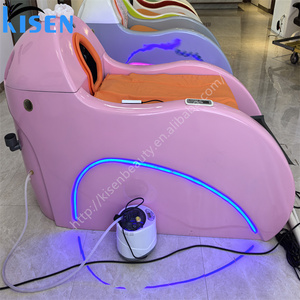 Sillón Eléctrico Automático Kisen para Lavado de Cabello y Spa Capilar con Masaje Robótico y Máquina de Fumigación - Product Image 6