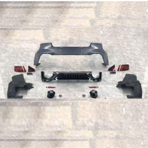 Ensemble de pare-chocs arrière avec découpes pour échappement, pièces automobiles pour Audi <span class=keywords><strong>A5</strong></span> au style RS5, modèles 09-11 12-16 <span class=keywords><strong>B8</strong></span> <span class=keywords><strong>B8</strong></span>.5, kit carrosserie universel - Product Image 1