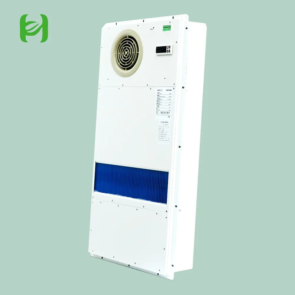 IP55 RS485 80W Udara Ke Udara Panel Outdoor Telecom Kabinet Penukar Panas