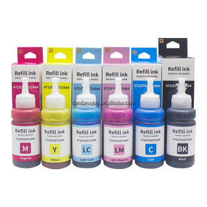 Tinta de recarga Compatible TENGNENG 672 <span class=keywords><strong>664</strong></span> para <span class=keywords><strong>Epson</strong></span> <span class=keywords><strong>664</strong></span> 672 L575 L310 L805 L360 L363 L365 botella tinta de tinte de recarga a base de agua - Product Image 1