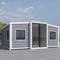 Nouvelle conception moderne écologique, maison conteneur modulaire préfabriquée extensible de 20 pieds avec panneaux sandwich, appartement, villa, salon