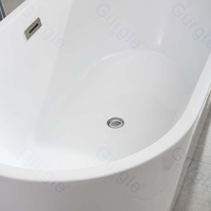 <span class=keywords><strong>Baignoire</strong></span> autoportante en acrylique de haute qualité et bon marché de 1,7 m de profondeur avec jupe gauche pour salle de bain, design Gurgle - Product Image 5
