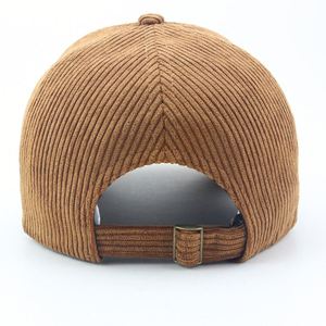 Manufacturer Good Quality 6 Panel Hat Polyester Corduroy <b>Blank</b> <b>Cap</b> Custom Embroidered LOGO Baseball Corduroy <b>Cap</b> Customized - Product Image 2