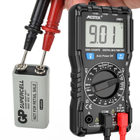 Multimeter Digital MESTEK NCV 2000 Counts, Multimeter Tegangan AC/DC dengan Soket Tester RCD 30mA dan Detektor Tegangan