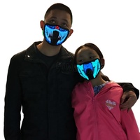 Masques d'éclairage led multifonctions, fournitures de fête, masque