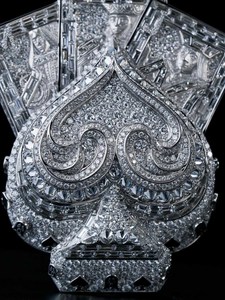 Ciondolo Personalizzato a Forma di Picche con Diamanti Moissanite VVS e Baguette, Set da 3 Pezzi a Forma di Regina, in Argento Sterling S925 - Product Image 6