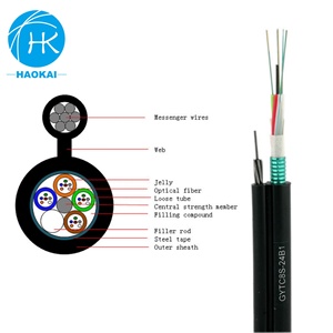 Fibra Gyxtc8s Quang Unitube Bọc Thép Ngoài Trời Ống Dây Chuyền Sản Xuất Gytc8s Sợi Cáp Quang - Product Image 3