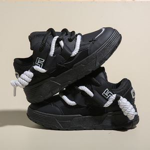 Chaussures pour hommes et femmes printemps-automne, chaussures de sport, chaussures à talon compensé, baskets décontractées polyvalentes à semelle épaisse - Product Image 5