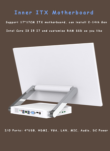 Trắng/đen 21.5-23.8 inch tất cả một máy tính để bàn lõi máy tính I7 8GB 256GB SSD DDR3 RAM Intel văn phòng phòng họp sẵn sàng VGA EU UK AU - Product Image 4