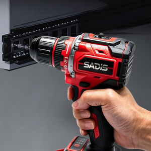 Juego de Herramientas Inalámbricas Profesionales de 2 Piezas con Taladro de Litio de 128V sin Escobillas y Herramienta Angular Inalámbrica - Product Image 2