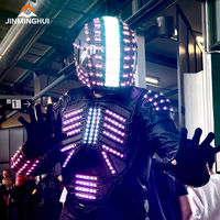 Échasses de robot LED émises en usine Costume Gants laser pour les fêtes de fin d'études de danse Célébrations de Noël Nouveautés de fête