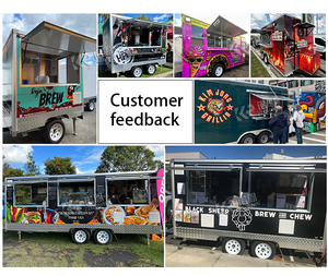 2025 Bbq Food Truck Cart Pizza Burger Ice Cream Coffee Custom Food-truck Van Manufacture for <b>Sale</b> in Usa Turkey Food - Product Image 5