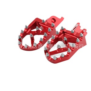 Pédales à pointes pour moto, pour Crf150r Crf250x Crf450rx Crf250l Kx250, modification noir rouge - Product Image 2