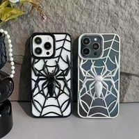 Nouveau modèle étui en forme d'araignée de refroidissement creux en trois dimensions pour iphone 17 Pro Max housse de protection en TPU Simple résistant aux chocs