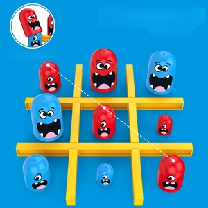 Jeu <span class=keywords><strong>de</strong></span> <span class=keywords><strong>société</strong></span> Tic Tac Toe empilable avec logo personnalisé, jeu <span class=keywords><strong>de</strong></span> stratégie 3D éducatif pour enfants et famille, OEM - Product Image 2