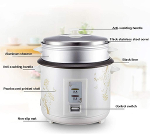 Wholesale White Mini Rice <b>Cooker</b> 2L / 3L / 4 / 5L/6L <b>Multi</b> <b>Function</b> Electric Rice <b>Cooker</b> With Printing Flower - Product Image 2