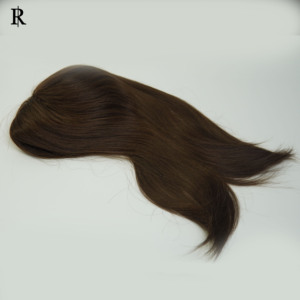 Rich Hair-Fish Net Toupee con cutícula alineada Invisible Advantage Straight Wave Style Fish Net Design Chinese Oirgin - Product Image 2