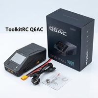 Chargeur de batterie ToolkitRC Q6AC 1-6S AC400W DC1000W 15A XT60, déchargeur intelligent Lipo, accessoires pour drone, pièces pour drone de course FPV