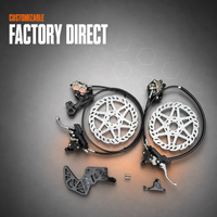 Kit de conversion de frein moto Surron Ultra Bee vers Light Bee X, disque de 240 mm, double étrier, système de freinage au pied et à la main