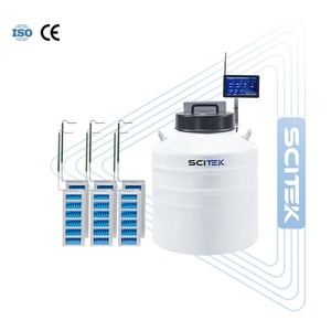 ถังไนโตรเจนเหลว SCITEK Cryobiobank รุ่น 216BC ระบบควบคุมระดับไนโตรเจนเหลวและตรวจสอบอุณหภูมิอัตโนมัติเต็มรูปแบบ - Product Image 2