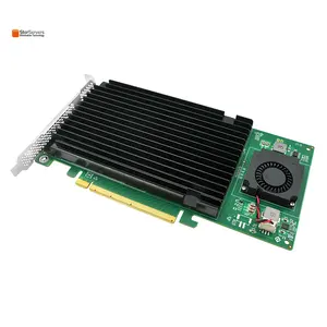 Original 4 Port PCI Express X16 NVMe Adapter PLX8747 M.2 NVMe SSD Adapter Card NV9547-4I