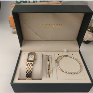 Juego de Joyería de Lujo de Acero Inoxidable 316L 2024 para Mujer, Reloj con Movimiento de Cuarzo Japonés y Pulseras para Mujer - Product Image 3