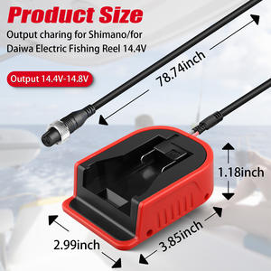 Adaptateur de batterie de moulinet de <span class=keywords><strong>pêche</strong></span> pour chargeur de batterie Milwauke 18V pour Daiwa Force Master pour <span class=keywords><strong>canne</strong></span> <span class=keywords><strong>à</strong></span> <span class=keywords><strong>pêche</strong></span> <span class=keywords><strong>Shimano</strong></span> PLEMIO série 3000 - Product Image 3