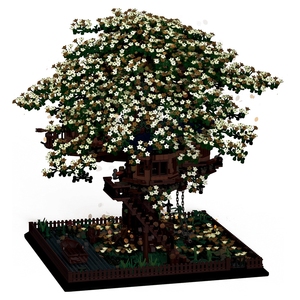 Blocchi di plastica Mork 8000PCS 031004 modello cielo stellato incandescente casa sull'albero assemblaggio giocattoli bambini compleanno regali di natale - Product Image 2