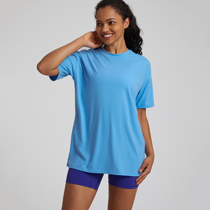 Yoke T-shirts à manches courtes d'entraînement pour femmes Respirant Col rond Running Sports Camiseta Sin <span class=keywords><strong>Manga</strong></span> Mujer - Product Image 4