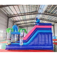 Château gonflable de parc d'attractions, aire de jeux gonflable de dessin animé, château rebondissant pour enfants - Écologique, 3 ans et plus
