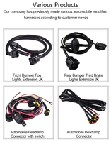 Garfour OEM ODM Produsen Kustom Perlengkapan Lengkap Kabel Harness Mesin Mobil Kabel Harness Otomatis Inti Tembaga Komputer Sepeda Motor
