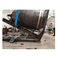 Économie d'énergie de propane de LPG four rotatoire de fonte d'aluminium de 15 tonnes 3 tonnes
