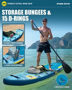 Planche de paddle gonflable OEM en gros, économique, 11'6''*35''*6'', technologie Drop Stitch, Stand Up Paddle Gonflable MY21/1, 10+ ans de maîtrise artisanale - Product Image 4