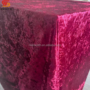 Smooth Elegant Burgundy Velvet Round Tablecloth for <b>Wedding</b> Reception Hotel Dining <b>Table</b> Cover Wholesale <b>Table</b> Skirt - Product Image 3