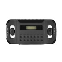 Noodradio met zonne- en handaangedreven oplading - Digitale AM/FM-radio, LED-zaklamp & telefoonoplader