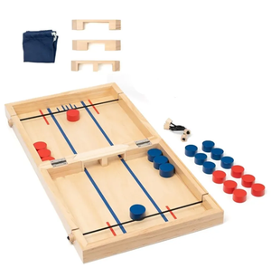 Happy Jack Fast Action Juego <span class=keywords><strong>de</strong></span> mesa clásico plegable para dos jugadores Juego <span class=keywords><strong>de</strong></span> mesa <span class=keywords><strong>de</strong></span> tirachinas para adultos o niños - Product Image 1