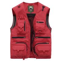 2025 classique gilet hommes travail gilet Multi poche photographe tactique sans manches veste pour hommes