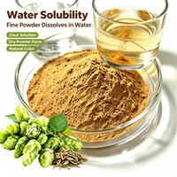Approvisionnement direct usine : Poudre d'extrait de xanthohumol 5 % naturel, matière première de Humulus Lupulus pour la formule de cosmétiques et d'aliments