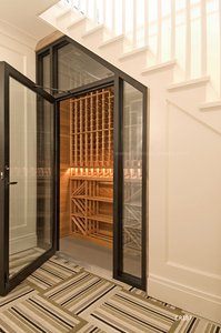 Cooling Unit Cooler Custom Door Storage All Glass Wine Cellar Cr189 Glass Wine Cellar - Product Image 5