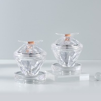 Cm1148 15g/30g/50g pot acrylique luxe forme Unique personnalisation conception vide cosmétique conteneur bouteille Pmma